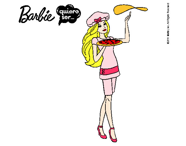 Dibujo Barbie cocinera pintado por jacquiii
