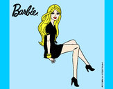 Dibujo Barbie sentada pintado por jacquiii