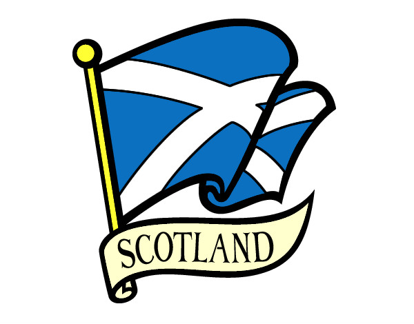 Dibujo Bandera de Escocia pintado por Assin