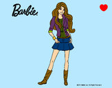 Dibujo Barbie juvenil pintado por LuliTFM
