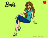 Dibujo Barbie moderna pintado por LuliTFM