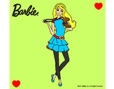 Dibujo Barbie y su mascota pintado por LuliTFM