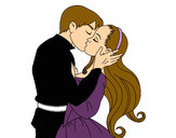 Dibujo Beso de amor pintado por kaizer