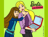 Dibujo El nuevo portátil de Barbie pintado por LuliTFM