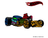 Dibujo Hot Wheels 10 pintado por VALENDG