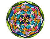 Dibujo Mandala 6 pintado por pangu