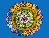 Dibujo Mandala alegre pintado por Chuleti
