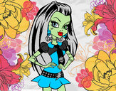 Dibujo Monster High Frankie Stein pintado por dianita12