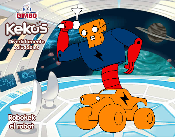 Dibujo Robokek el robot pintado por gatitos3