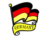 Dibujo Bandera de Alemania pintado por ivanpere