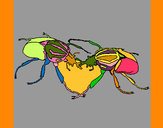 Dibujo Escarabajos pintado por Mariadelca