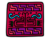 Dibujo Inscripción maya pintado por epv4