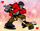 Dibujo Jugador de hockey profesional pintado por HCCE