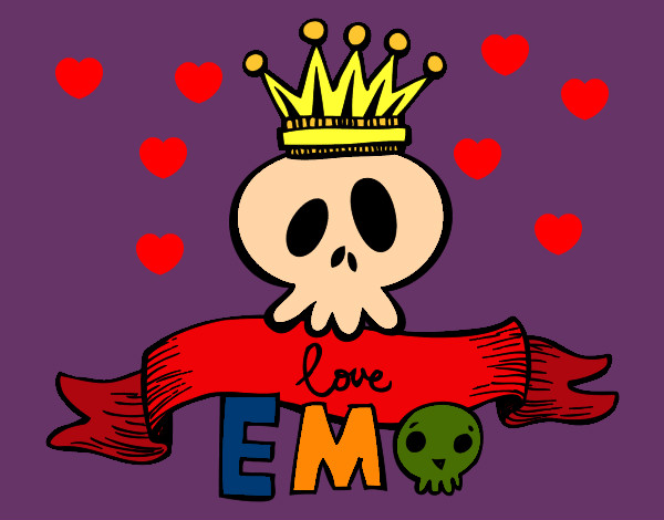 Dibujo Love Emo pintado por mar1234567