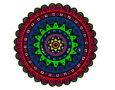 Dibujo Mandala étnica pintado por lolo12
