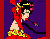 Dibujo Princesa china pintado por MelinaAbby