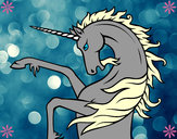 Dibujo Unicornio salvaje pintado por angie1235
