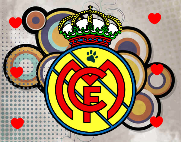 Dibujo Escudo del Real Madrid C.F. pintado por Sammymart2