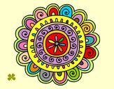 Dibujo Mandala alegre pintado por Mariadelca