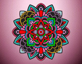 Dibujo Mandala decorativa pintado por Mariadelca