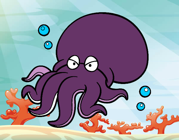 Dibujo Octopoda pintado por sandym