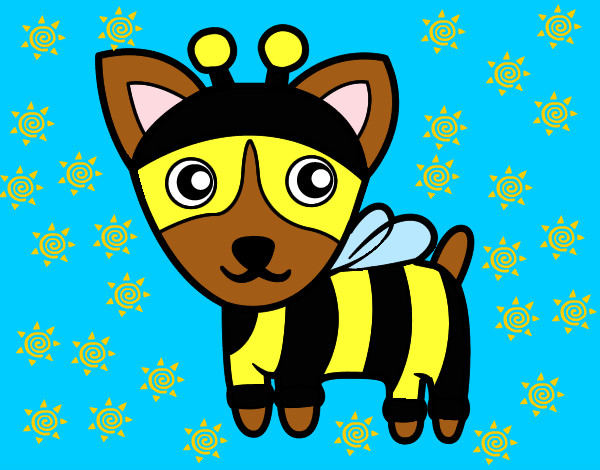 Dibujo Perro-abeja pintado por lolo12