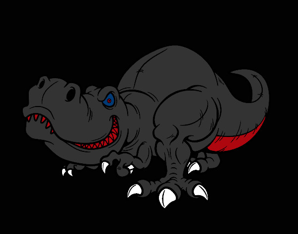 Dibujo Tyrannosaurus Rex pintado por sandym