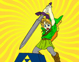Dibujo Zelda pintado por LadyBlack