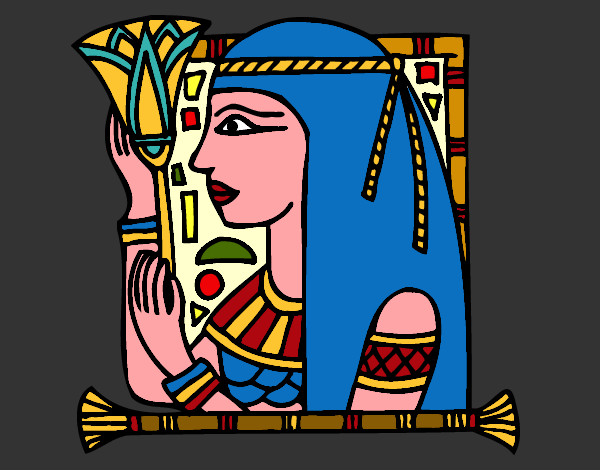 Dibujo De Cleopatra Pintado Por Miapp En El Día 07 03 15 A Las 020441 Imprime 