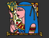 Dibujo Cleopatra pintado por miapp