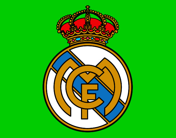 Dibujo Escudo del Real Madrid C.F. pintado por josedavi