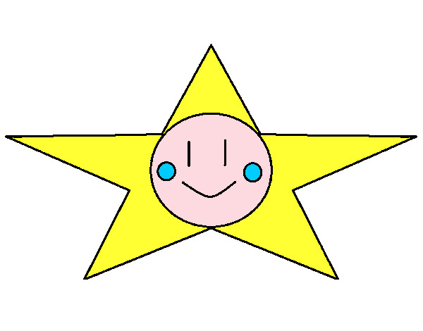 Dibujo Estrella sonriente pintado por Soty