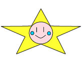 Dibujo Estrella sonriente pintado por Soty