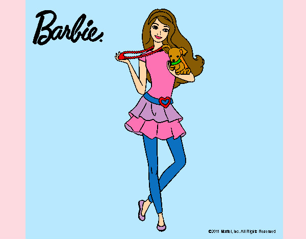 Barbie y su mascota