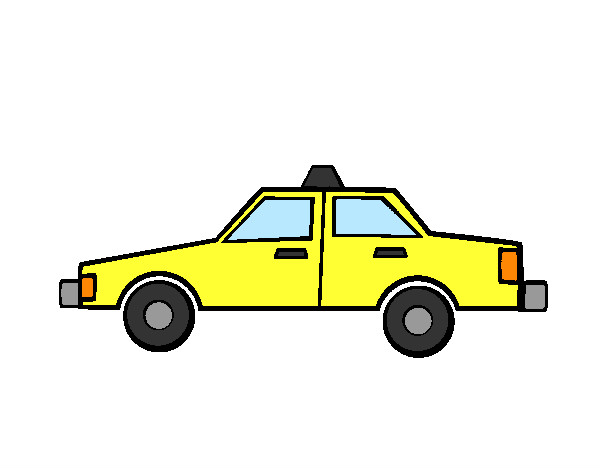 Dibujo Taxi pintado por francisco3