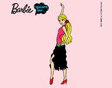 Dibujo Barbie flamenca pintado por elisan