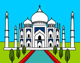 Dibujo El Taj Mahal pintado por Assin