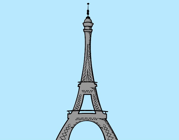 Dibujo La torre Eiffel pintado por Assin