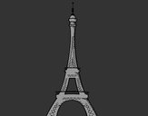 Dibujo La torre Eiffel pintado por martina50