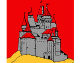 Dibujo Castillo medieval pintado por justina12