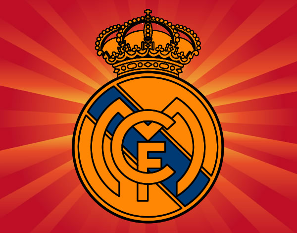 Dibujo Escudo del Real Madrid C.F. pintado por nicolassss