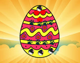 Dibujo Huevo del día de Pascua pintado por Anto05