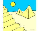 Dibujo Pirámides pintado por Assin