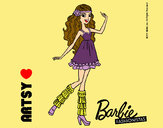 Dibujo Barbie Fashionista 1 pintado por Diamond