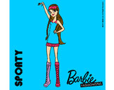 Dibujo Barbie Fashionista 4 pintado por sporty