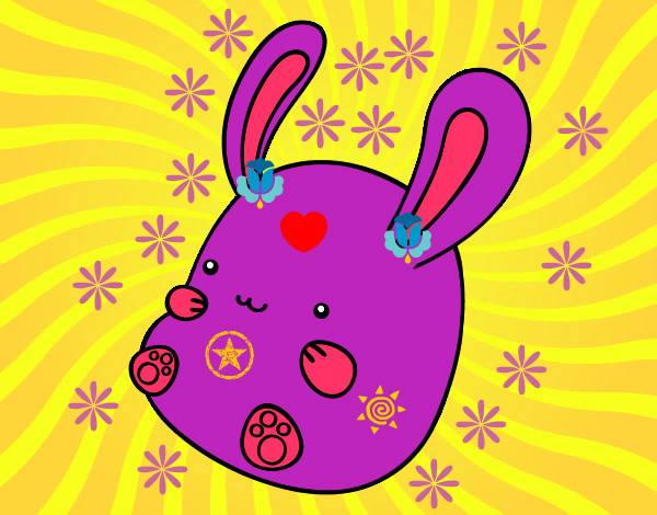 Dibujo Conejo bebé pintado por Anto05