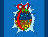 Dibujo Huevo de pascua brillante pintado por queyla