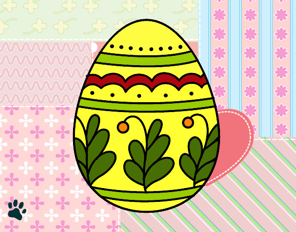 Dibujo Huevo de Pascua mandala pintado por Mariana973