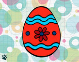 Dibujo Huevo de Pascua margarita pintado por Mariana973