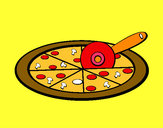 Dibujo Pizza pintado por p1a2